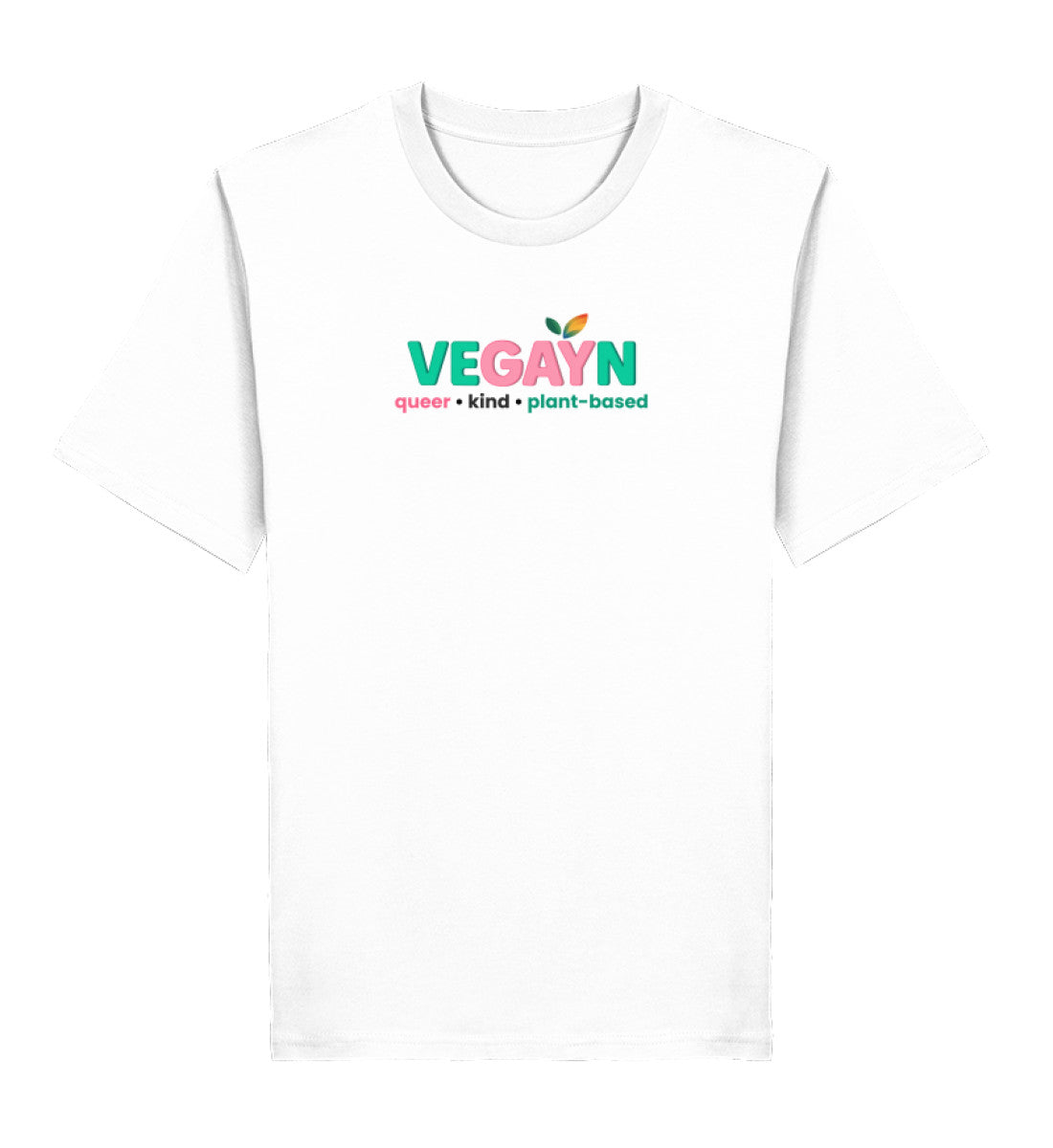 White Classic T-Shirt – Vegayn queer • kind • plant-based - Vegayn