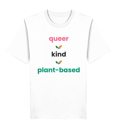 White Classic T-Shirt – queer • kind • plant-based - Vegayn