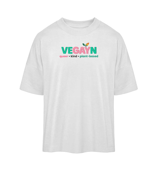 White Oversized T-Shirt – Vegayn queer • kind • plant-based - Vegayn