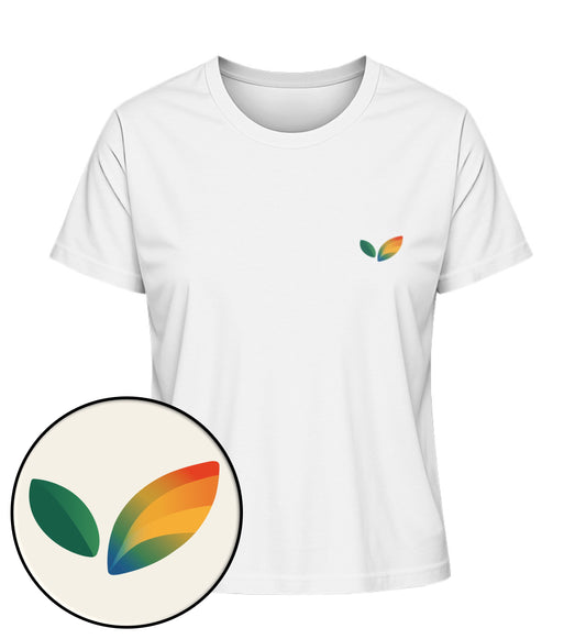 White Short-Fit T-Shirt – Vegayn Queer Little Leaf
