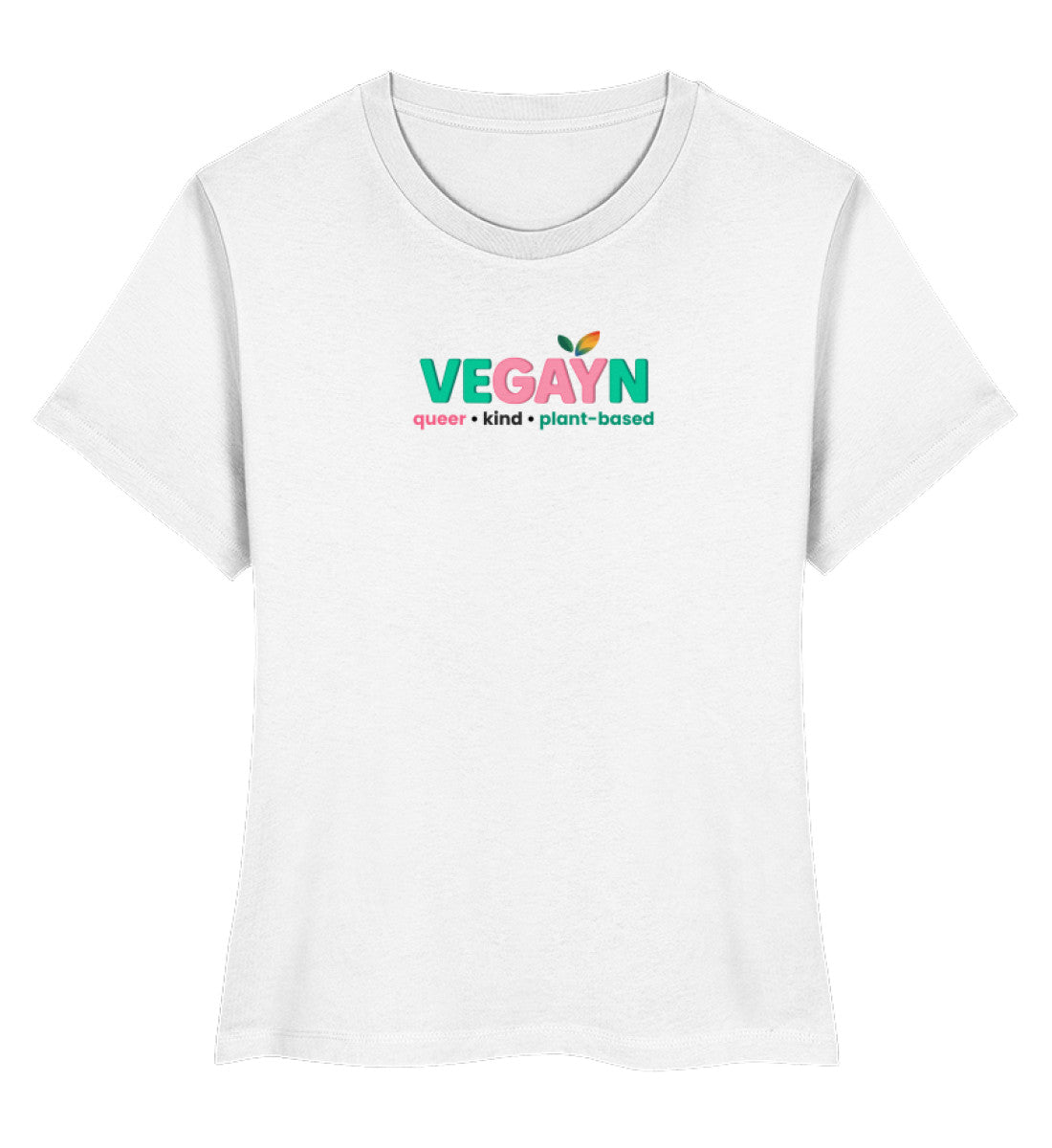 White Short-Fit T-Shirt – Vegayn queer • kind • plant-based - Vegayn
