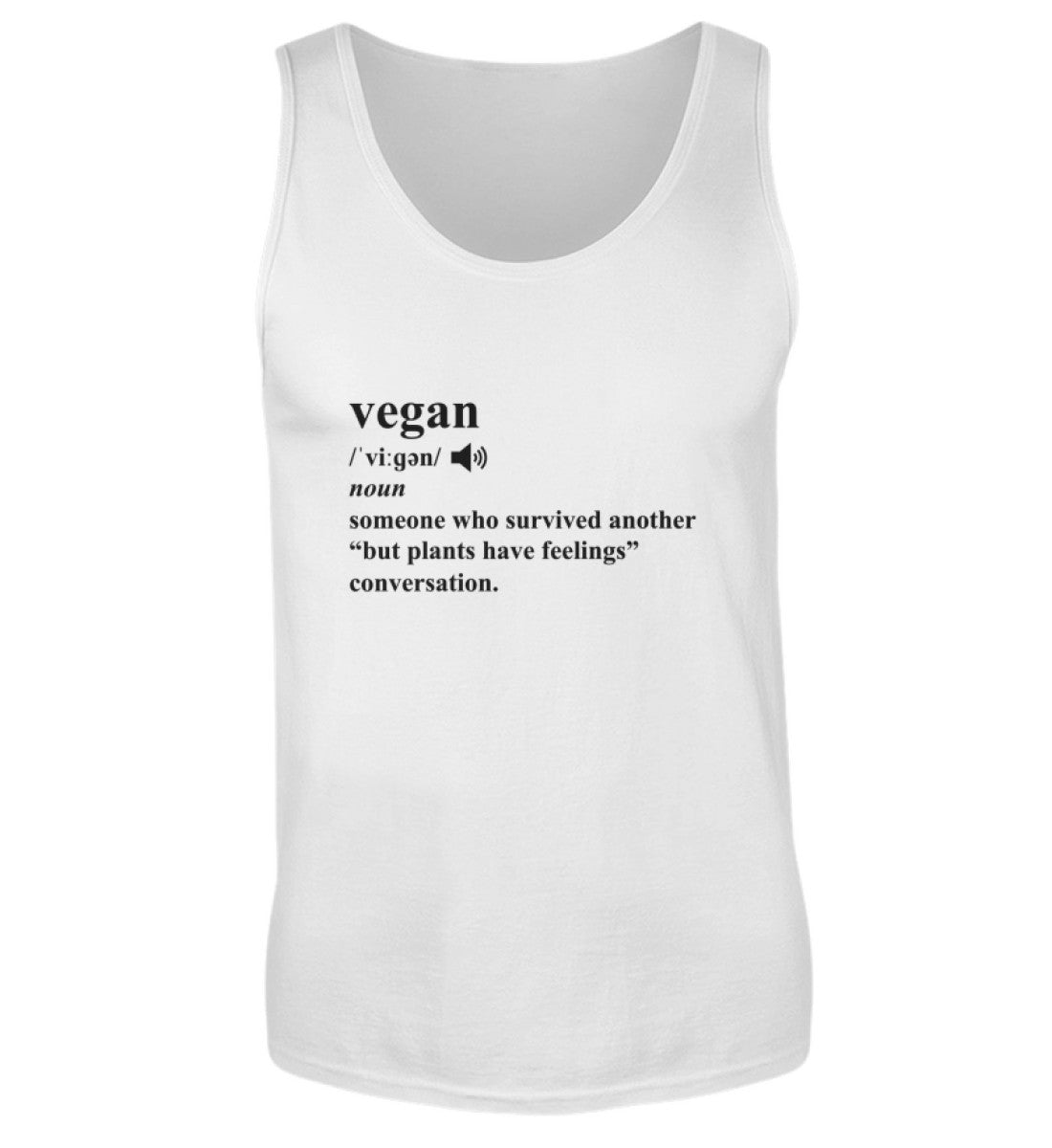 White Tank Top – Dictionary Vegan - Vegayn
