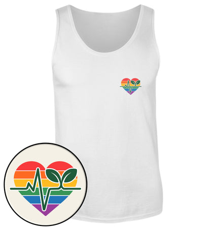 White Tank Top – Queer-Vegan ECG - Vegayn