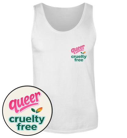 White Tank Top – Queer & cruelty-free - Vegayn