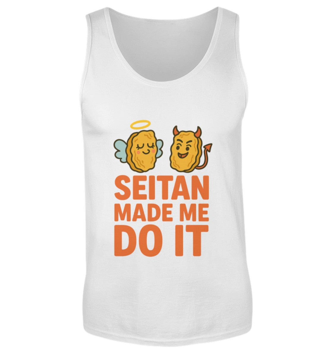 White Tank Top – Seitan made me do it - Vegayn