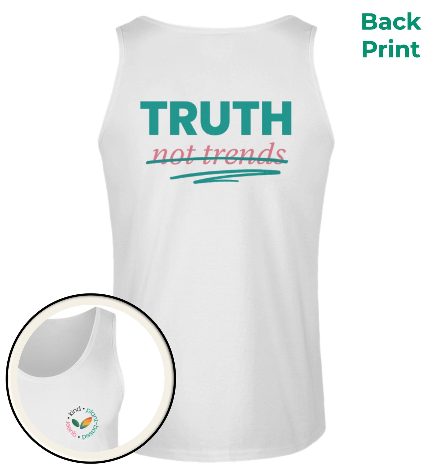 White Tank Top – Truth, not trends - Vegayn