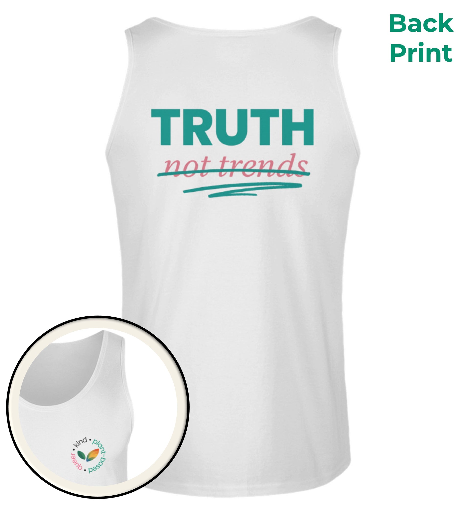 White Tank Top – Truth, not trends - Vegayn