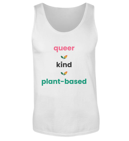 White Tank Top – queer • kind • plant-based - Vegayn