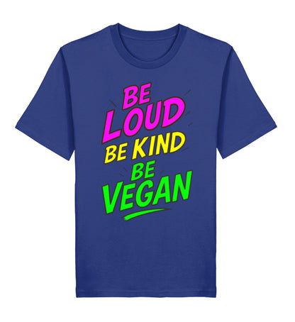Worker Blue Classic T-Shirt – Be loud, be kind, be vegan - Vegayn